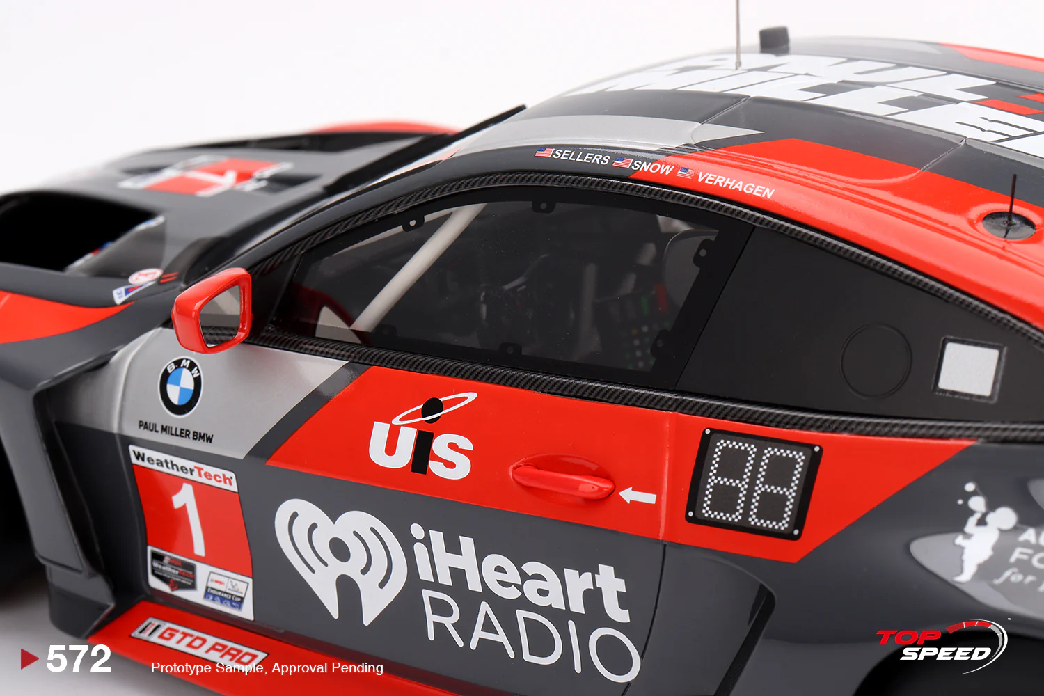 Topspeed BMW M4 GT3 #1 Paul Miller Racing IMSA 2024 Sebring 12 Hrs 1:18 - Image 5