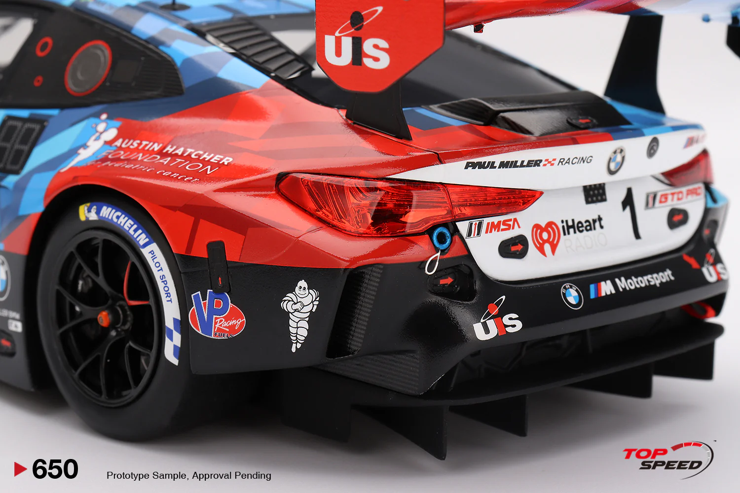 Topspeed BMW M4 GT3 #1 Paul Miller Racing IMSA 2025 IMSA Daytona 24hrs 1:18 - Image 6