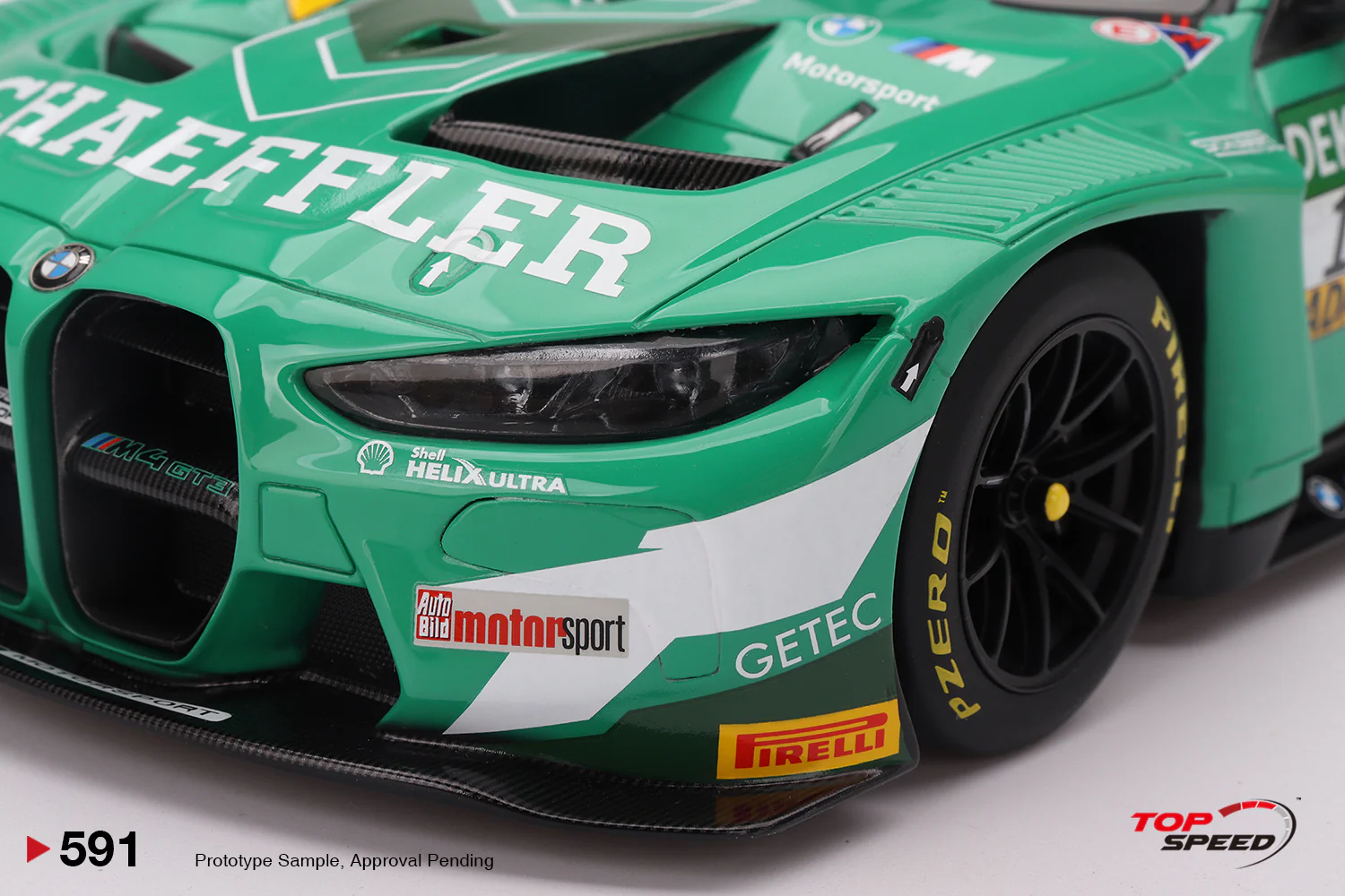 Topspeed BMW M4 GT3 #11 Schubert Motorsport 2024 DTM Green 1:18 - Image 4