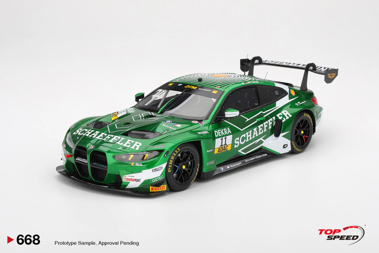 Topspeed BMW M4 GT3 #11 Schubert Motorsport 2025 DTM Zandvoort Green 1:18