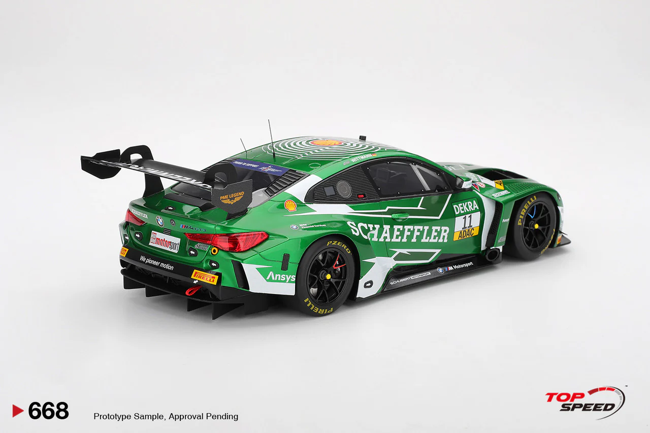 Topspeed BMW M4 GT3 #11 Schubert Motorsport 2025 DTM Zandvoort Green 1:18 - Image 2