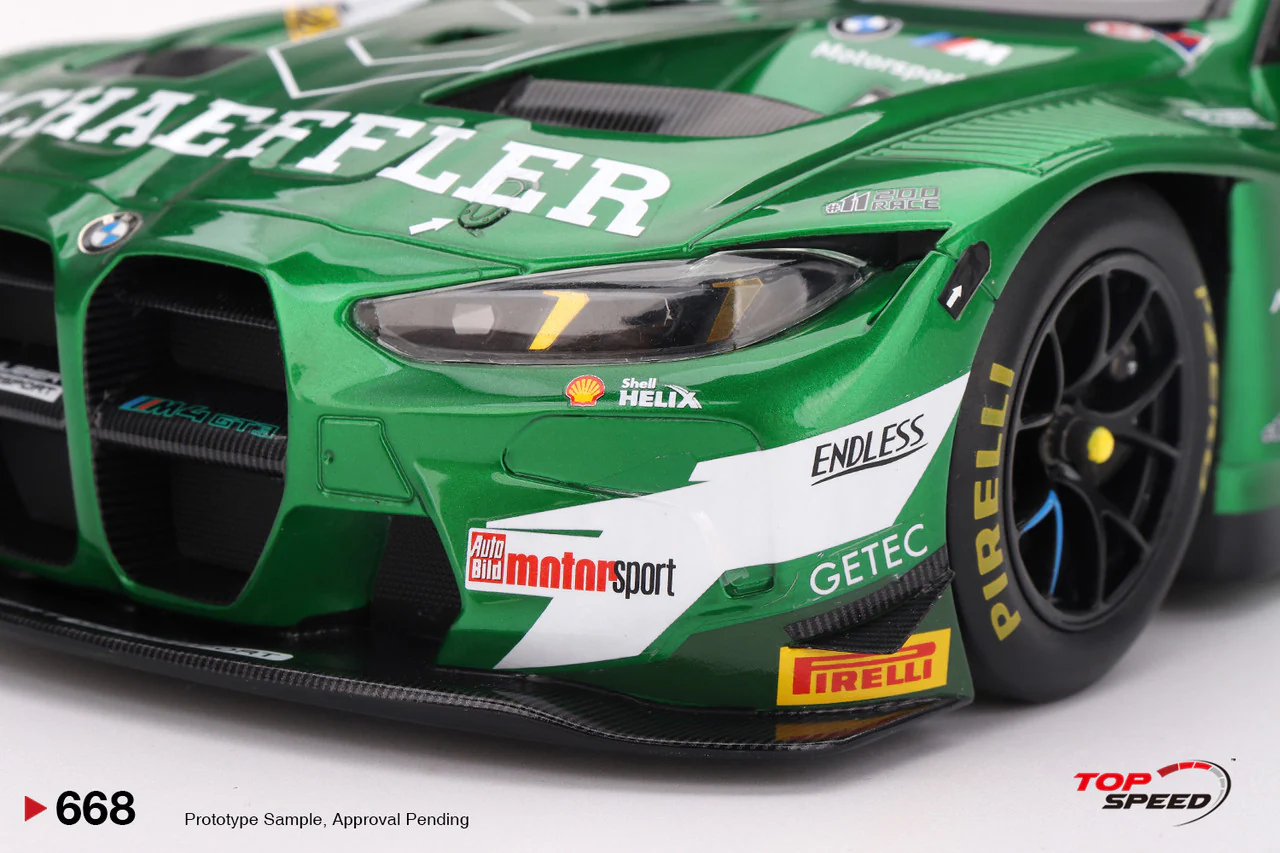 Topspeed BMW M4 GT3 #11 Schubert Motorsport 2025 DTM Zandvoort Green 1:18 - Image 4