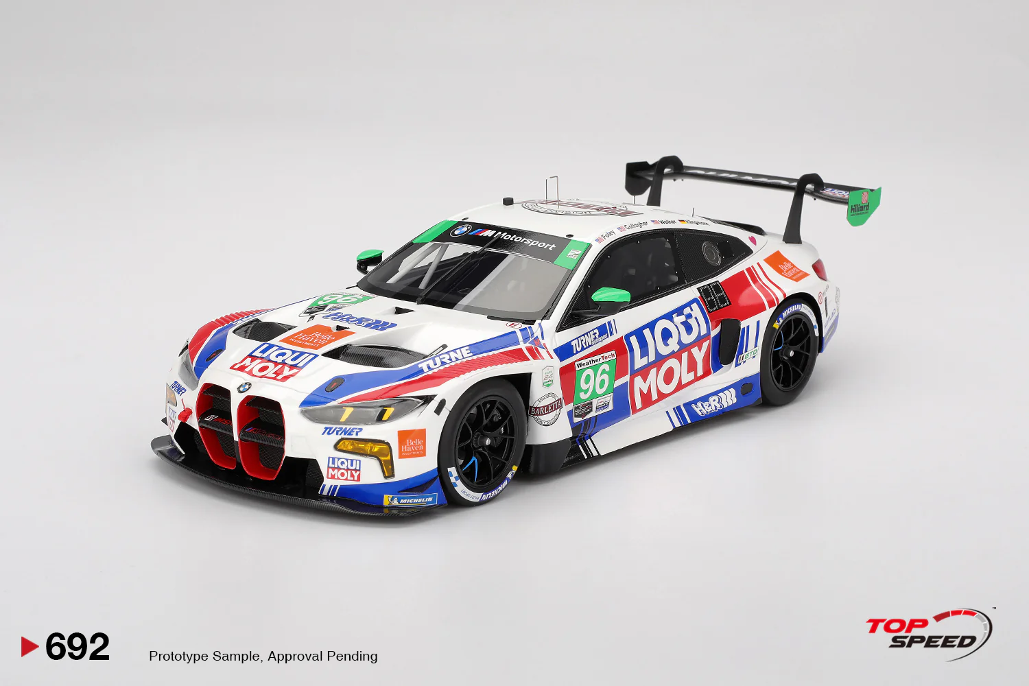 Topspeed BMW M4 GT3 #96 Turner Motorsport IMSA 2025 IMSA Daytona 24hrs 1:18