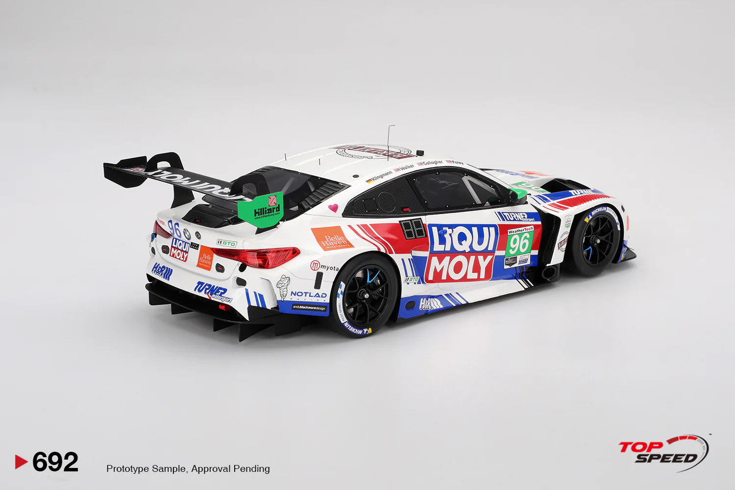 Topspeed BMW M4 GT3 #96 Turner Motorsport IMSA 2025 IMSA Daytona 24hrs 1:18 - Image 2