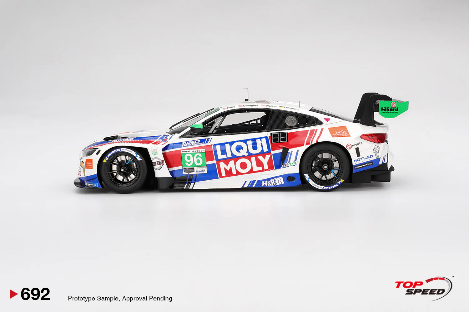 Topspeed BMW M4 GT3 #96 Turner Motorsport IMSA 2025 IMSA Daytona 24hrs 1:18 - Image 3