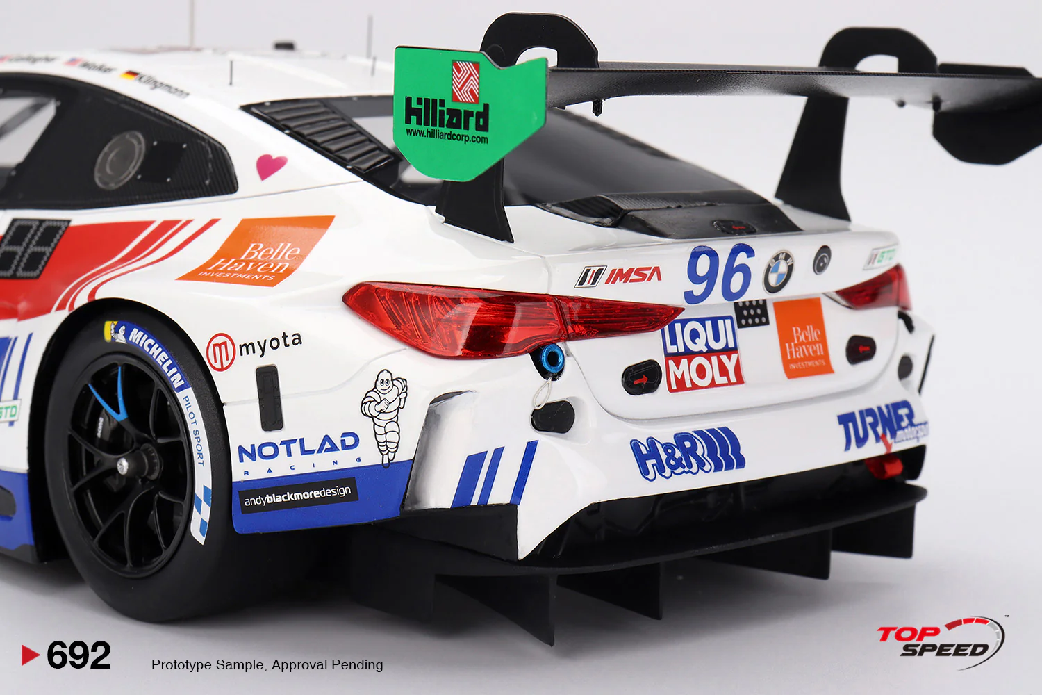 Topspeed BMW M4 GT3 #96 Turner Motorsport IMSA 2025 IMSA Daytona 24hrs 1:18 - Image 6