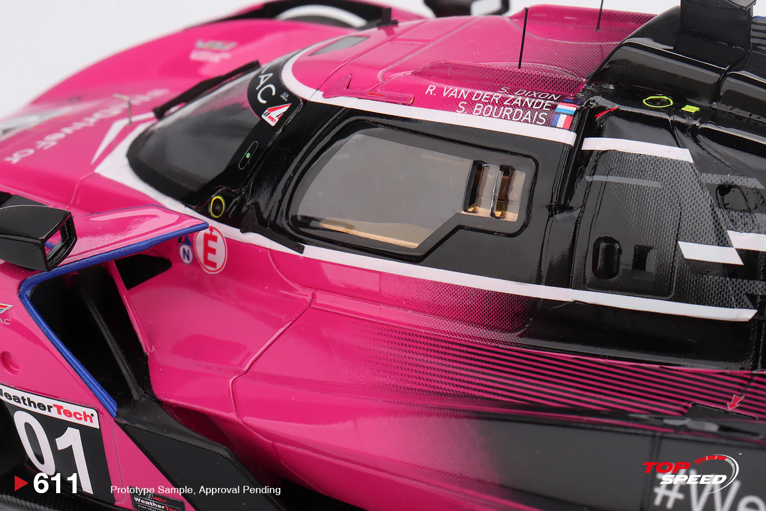 Topspeed Cadillac V-Series.R #01 Cadillac Racing 2024 IMSA Le Mans Winner 1:18 - Image 5
