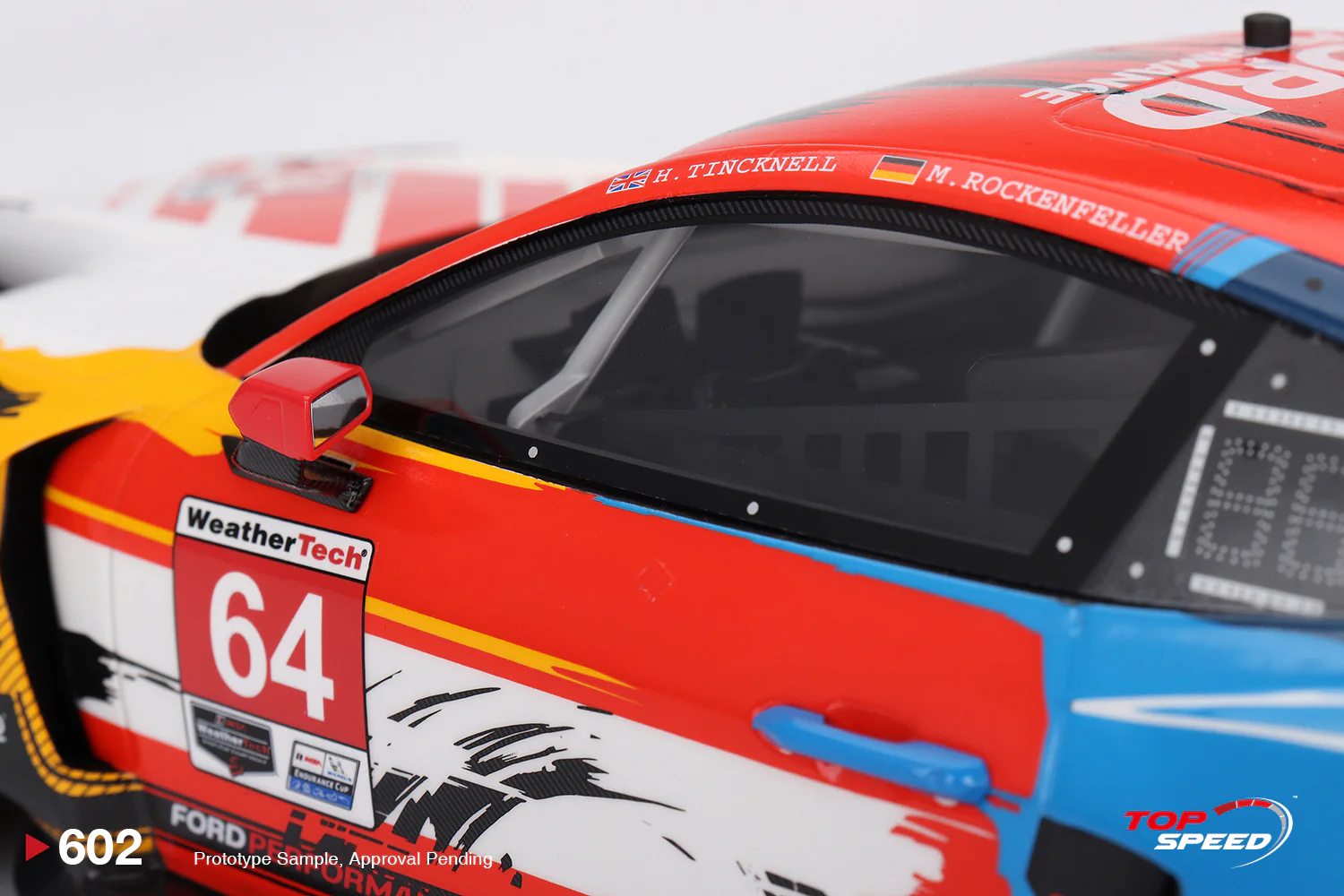 Topspeed Ford Mustang GT3 #64 Ford Multimatic Motorsports 2024 IMSA Laguna Seca 1:18 - Image 5