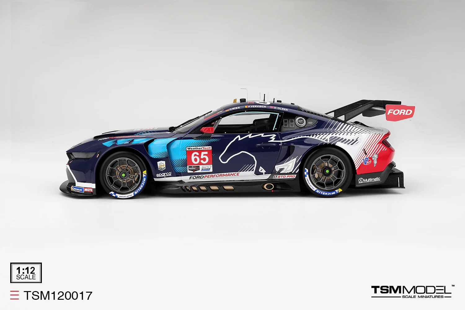 Topspeed Ford Mustang GT3 #65 Ford Multimatic Motorsports 2025 Winner IMSA Daytona 24hrs 1:12 - Image 3