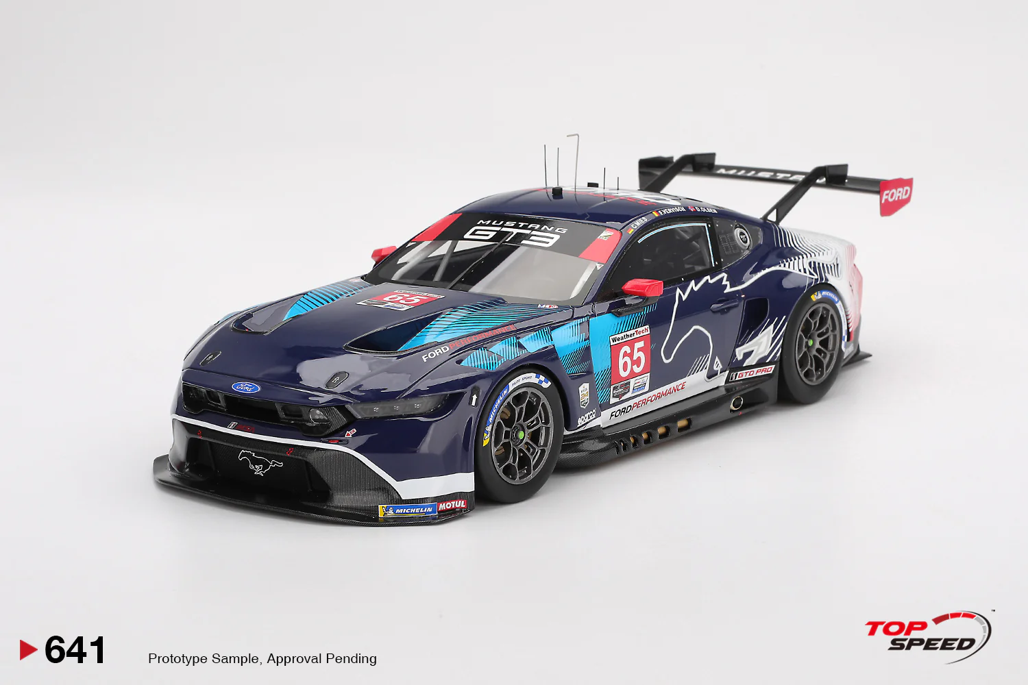 Topspeed Ford Mustang GT3 #65 Ford Multimatic Motorsports 2025 Winner IMSA Daytona 24hrs 1:18