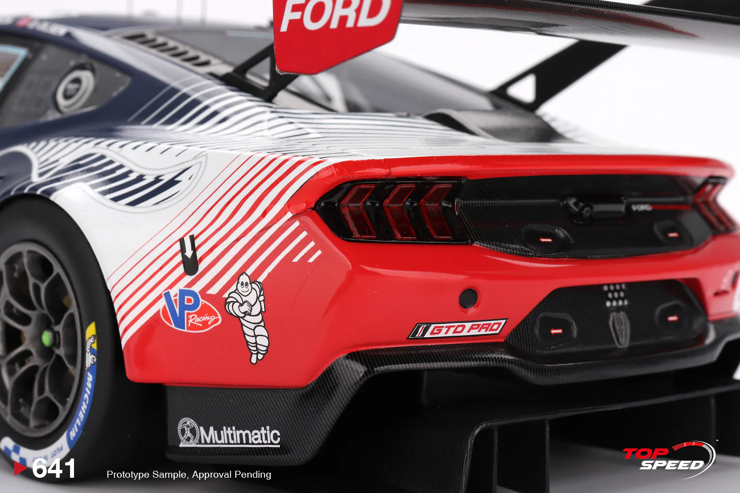 Topspeed Ford Mustang GT3 #65 Ford Multimatic Motorsports 2025 Winner IMSA Daytona 24hrs 1:18 - Image 6