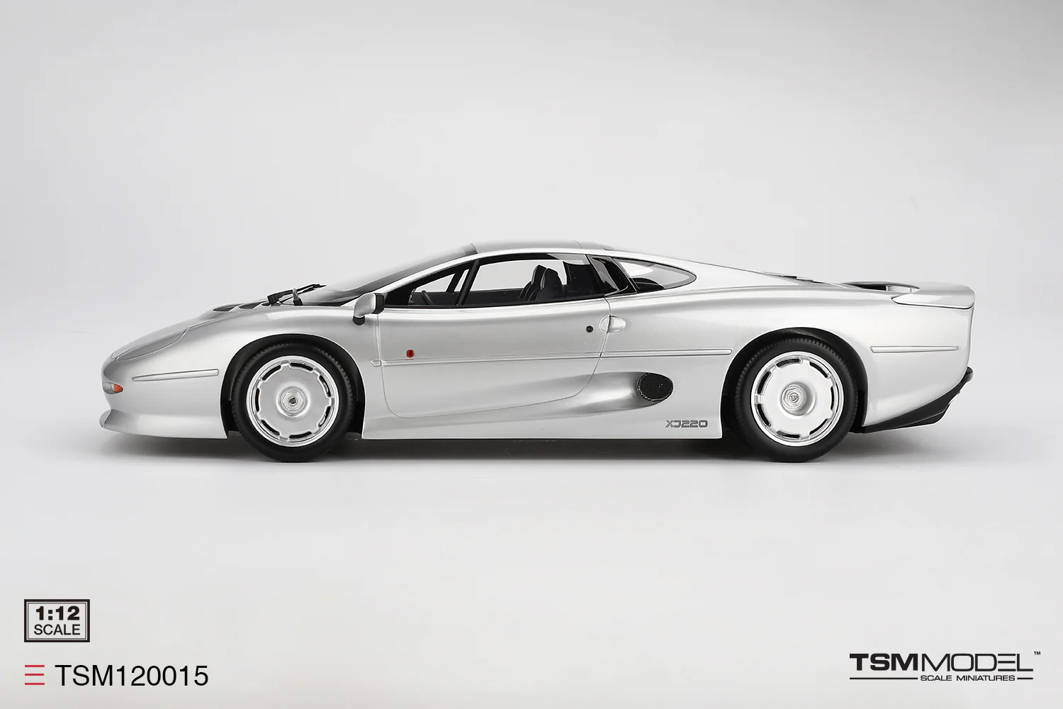Topspeed Jaguar XJ220 Silver 1:12 - Image 3