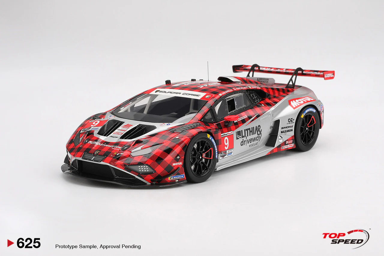 Topspeed Lamborghini Huracan GT3 EVO2 #9 Pfaff Motorsports 12hrs Sebring 2025 1:18