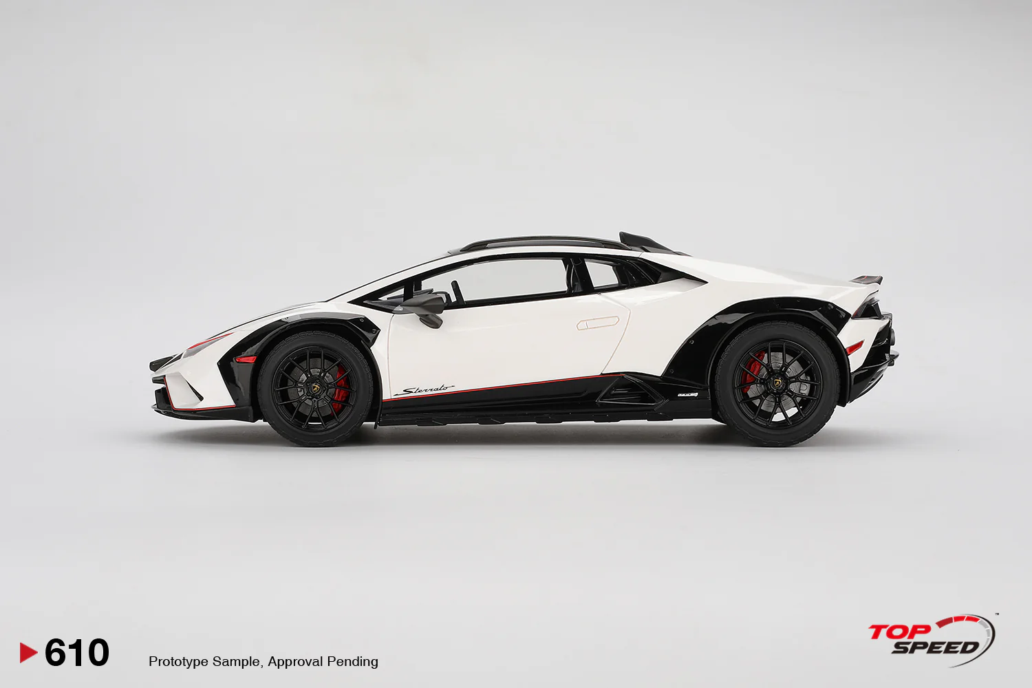 Topspeed Lamborghini Huracan Sterrato Blanco Asopo White 1:18 - Image 3