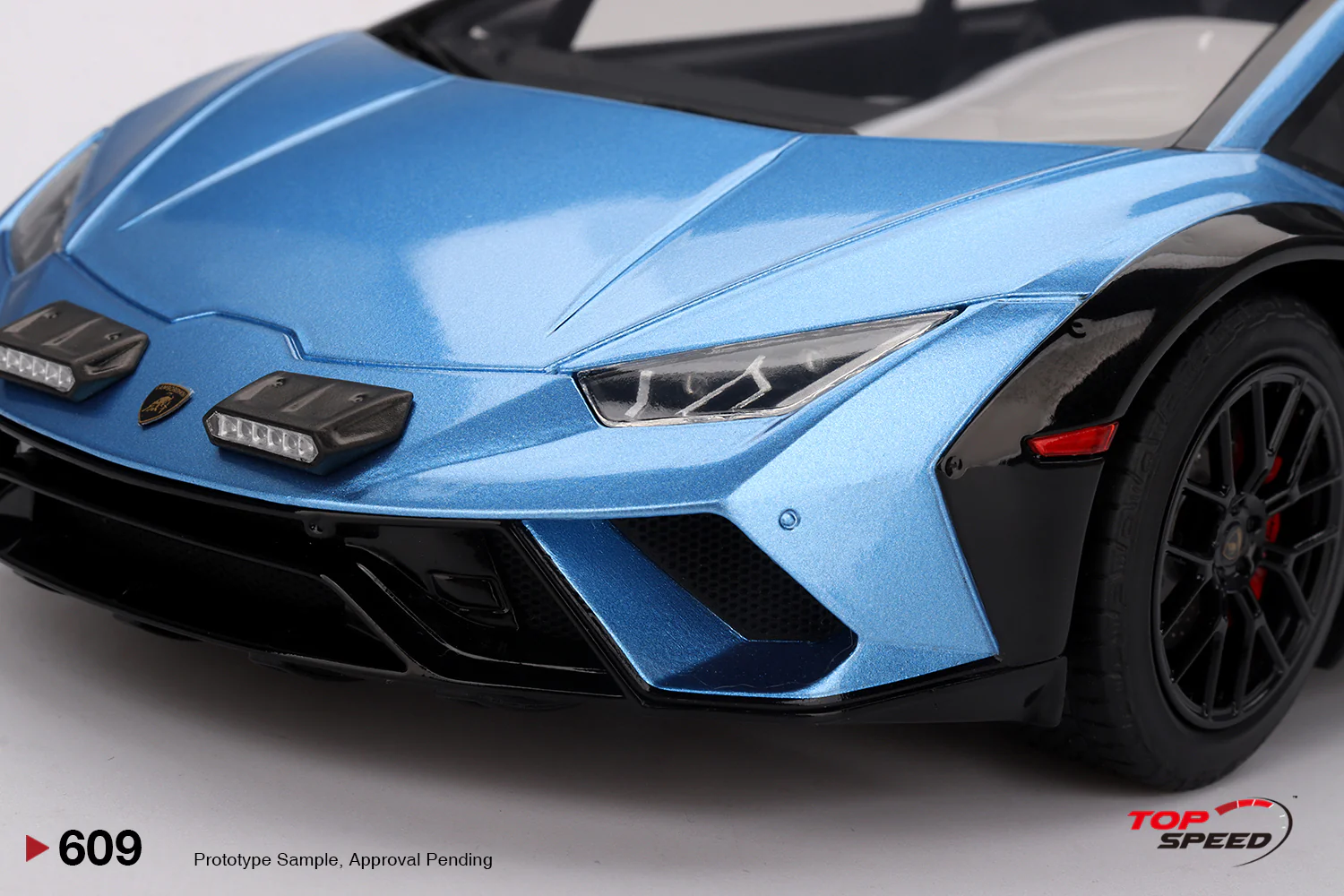 Topspeed Lamborghini Huracan Sterrato Blu Aegir (Blue) 1:18 - Image 4