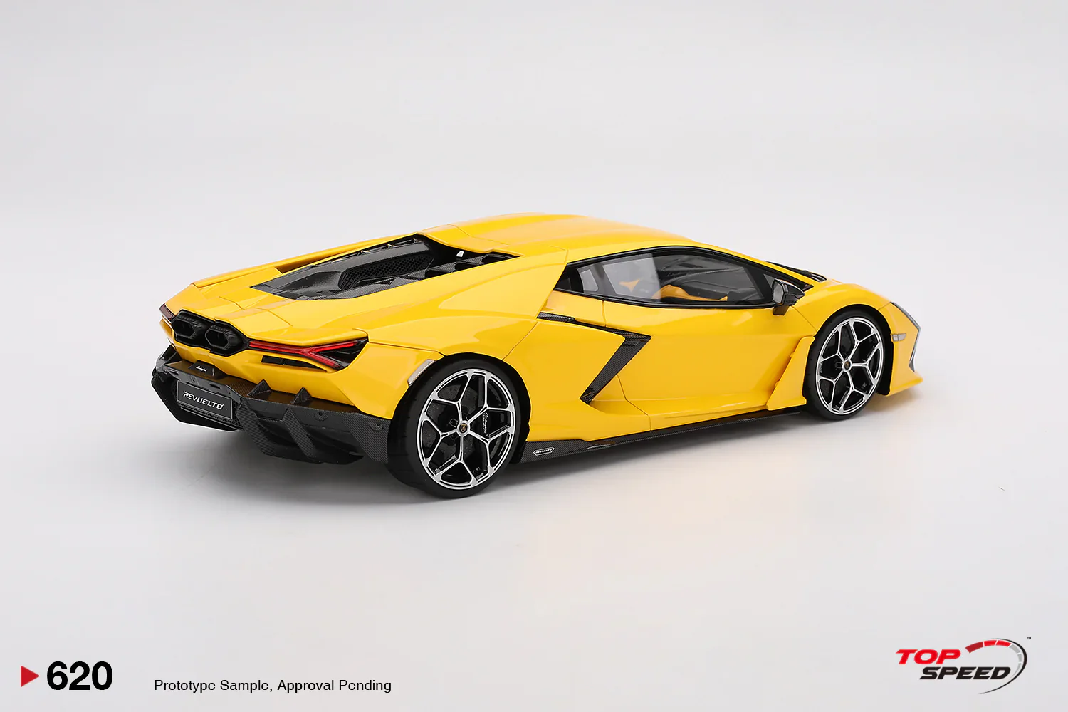 Topspeed Lamborghini Revuelto Giallo (Yellow) 1:18 - Image 2