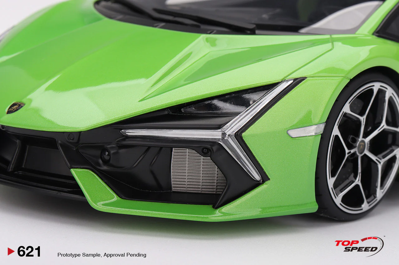 Topspeed Lamborghini Revuelto Verde Selvans (Green Metallic) 1:18 - Image 4