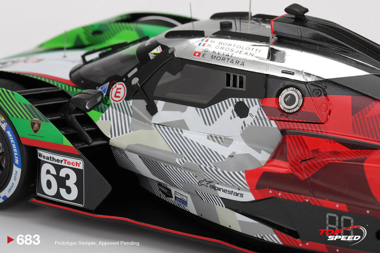 Topspeed Lamborghini SC63 #63 Automobili Lamborghini Squadra Corse 2025 IMSA Daytona 24hrs 1:18 - Image 5