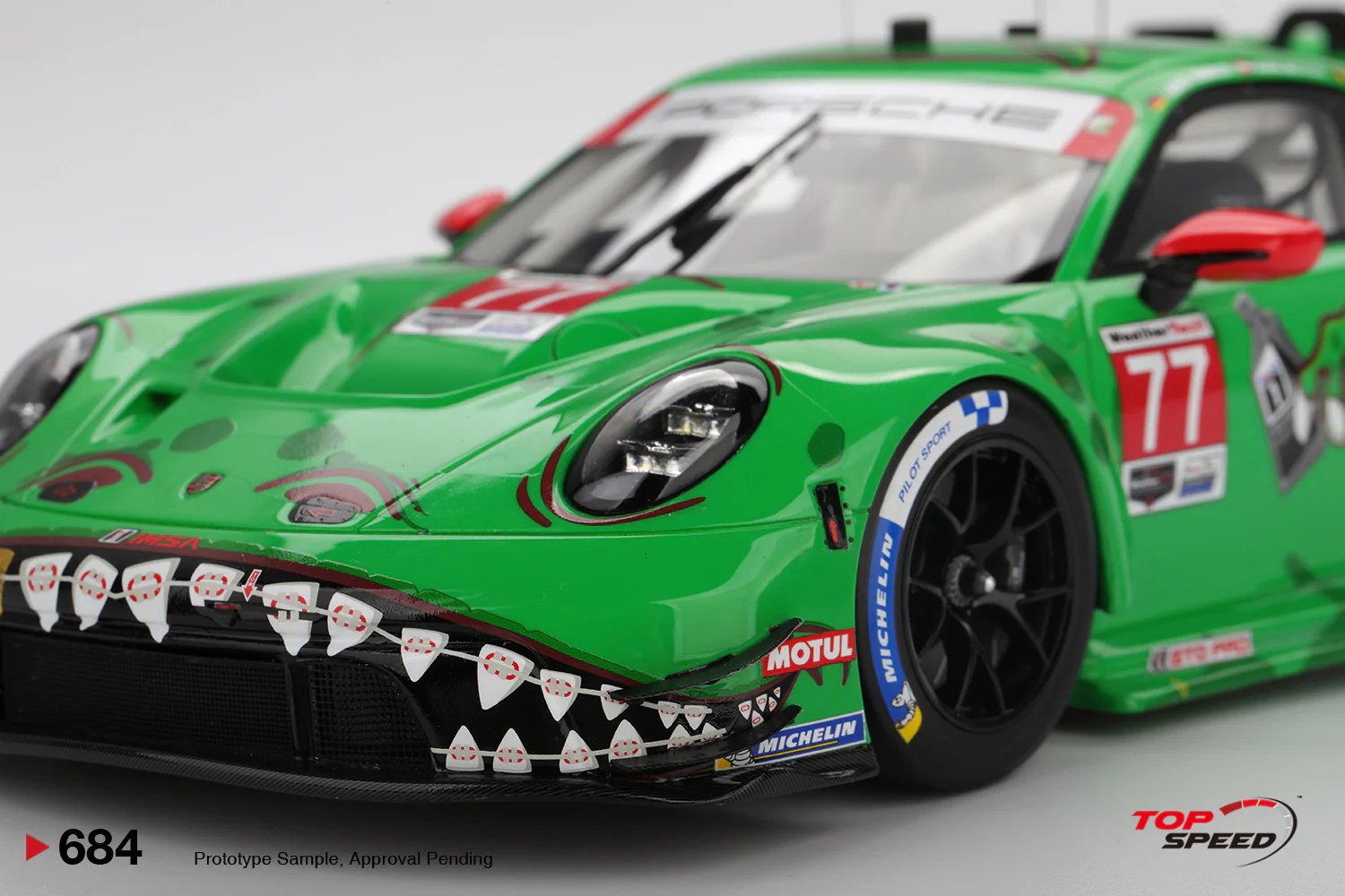 Topspeed Porsche 911 GT3 R (992) #77 Rexy AO Racing IMSA Winner 2025 Sebring 12hrs 1:18 - Image 4