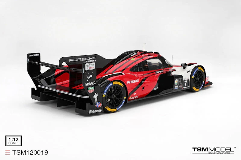 Topspeed Porsche 963 #7 Penske Motorsport IMSA 2025 Daytona 24Hrs Winner Red 1:12 - Image 2
