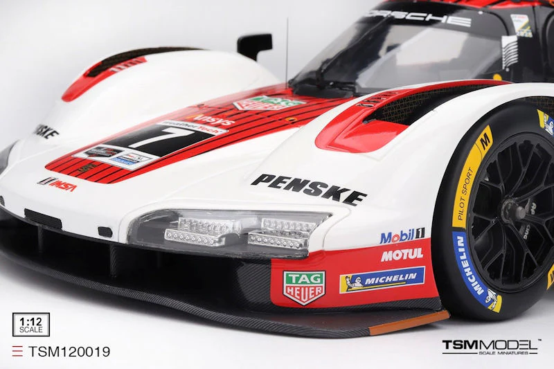 Topspeed Porsche 963 #7 Penske Motorsport IMSA 2025 Daytona 24Hrs Winner Red 1:12 - Image 4