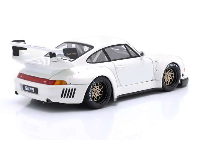 Werk83 Porsche 911 (993) RWB Rauh-Welt Oscechi Sidney Hoffmann White 1:18 - Image 2