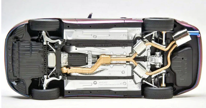 Whelart 1993 Toyota Supra MK4 (A80) Midnight Purple RHD 1:18 - Image 10