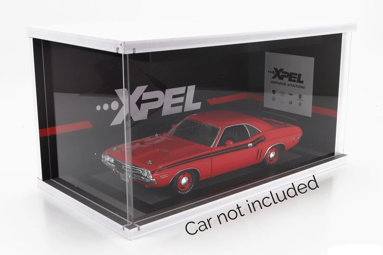 Xpel Garage Workshop Diorama - LED Display Case Acrylic 1:18 - Image 7